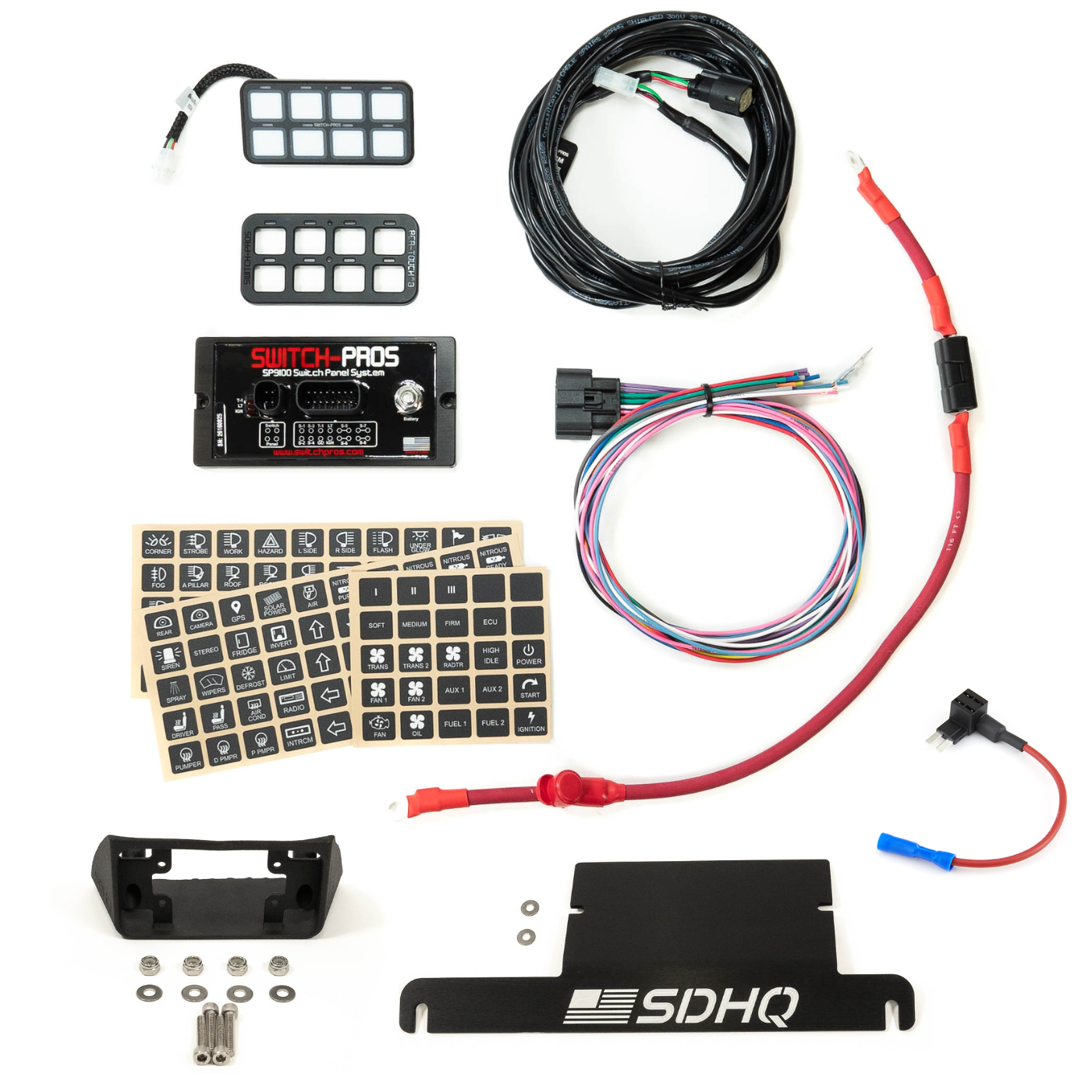 2020-2023 Jeep JT SDHQ Built Complete Switch Pros Mounting System