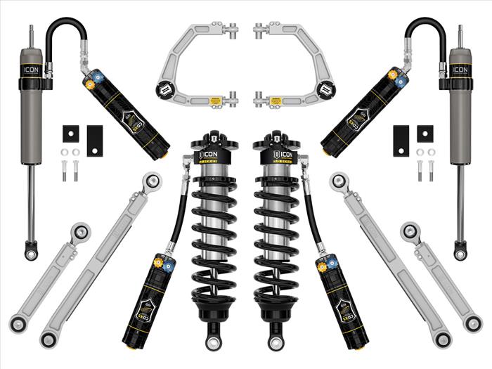 ICON 2022-2025 Toyota Tundra, 1.25-3.25" Lift, Stage 1, 3.0 Suspension System, Billet, CDXS