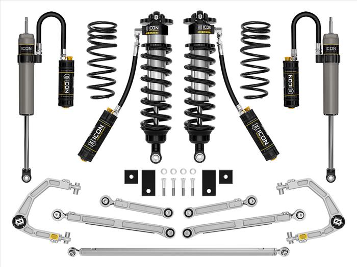ICON 2023+ Toyota Sequoia, 3-4.25" Lift, Stage 1 3.0 Suspension System, Billet, TRD Front View