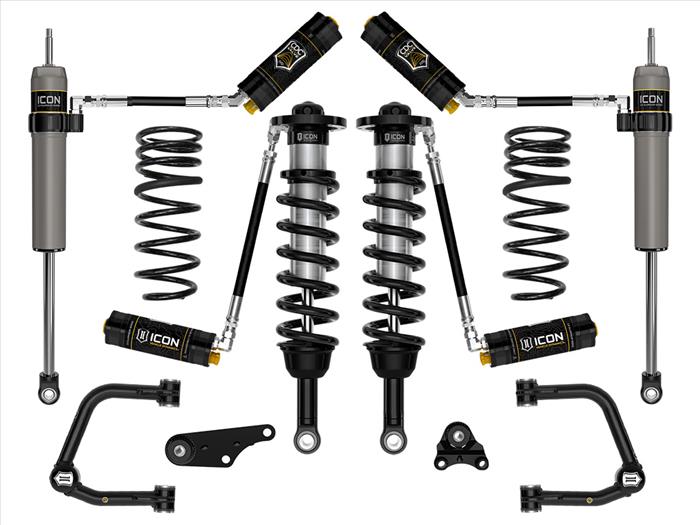ICON 2024 Toyota Tacoma 1.25-3" Lift, Stage 5 Suspension System, Tubular UCA w/ Triple Rate Rear Springs