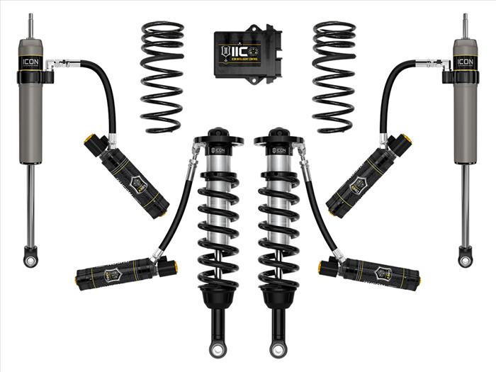 ICON 2023-2024 Toyota Sequoia TRD Pro, 1-2.5" Lift, Stage 8 2.5 Suspension System Front View