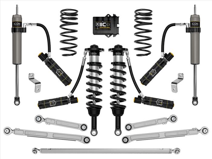 ICON 2023-2024 Toyota Sequoia TRD Pro, 1-2.5" Lift, Stage 10 2.5 Suspension System, Billet Front View