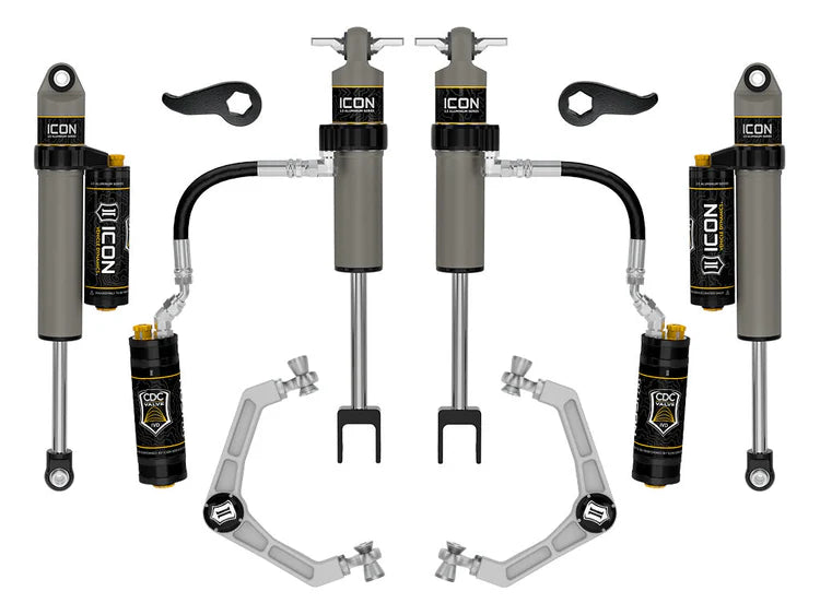 ICON 2020-2026 Chevrolet Silverado/GMC Sierra 2500/3500 HD, 2-3.5" Lift, Stage 4 Suspension System, Billet