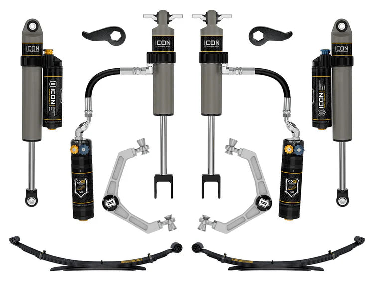 ICON 2020-2026 Chevrolet Silverado/GMC Sierra 2500/3500 HD, 2-3.5" Lift, Stage 5 Suspension System, Billet, w/ Leaf Packs