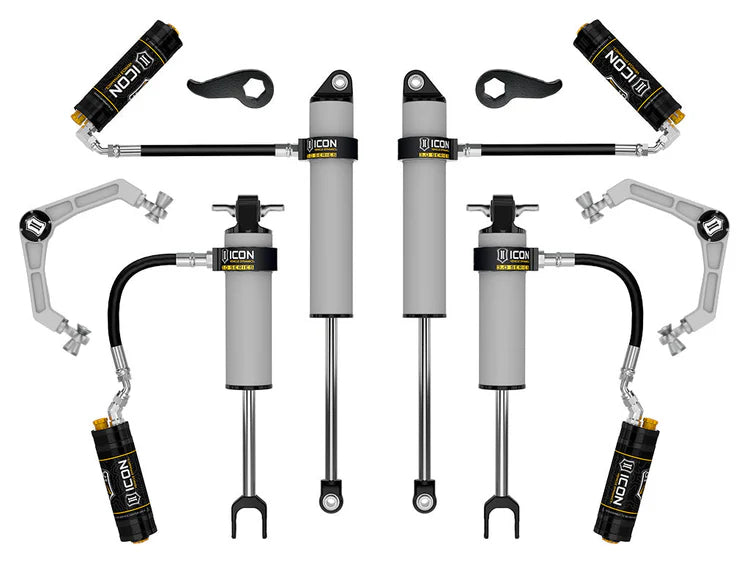 ICON 2020-2026 Chevrolet Silverado/GMC Sierra 2500/3500 HD, 2-3.5" Lift, Stage 1 3.0 Suspension System, Billet