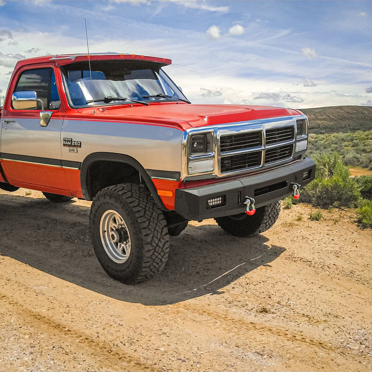1989-1993 DODGE RAM 250/350 OCTANE FRONT BUMPER Front View