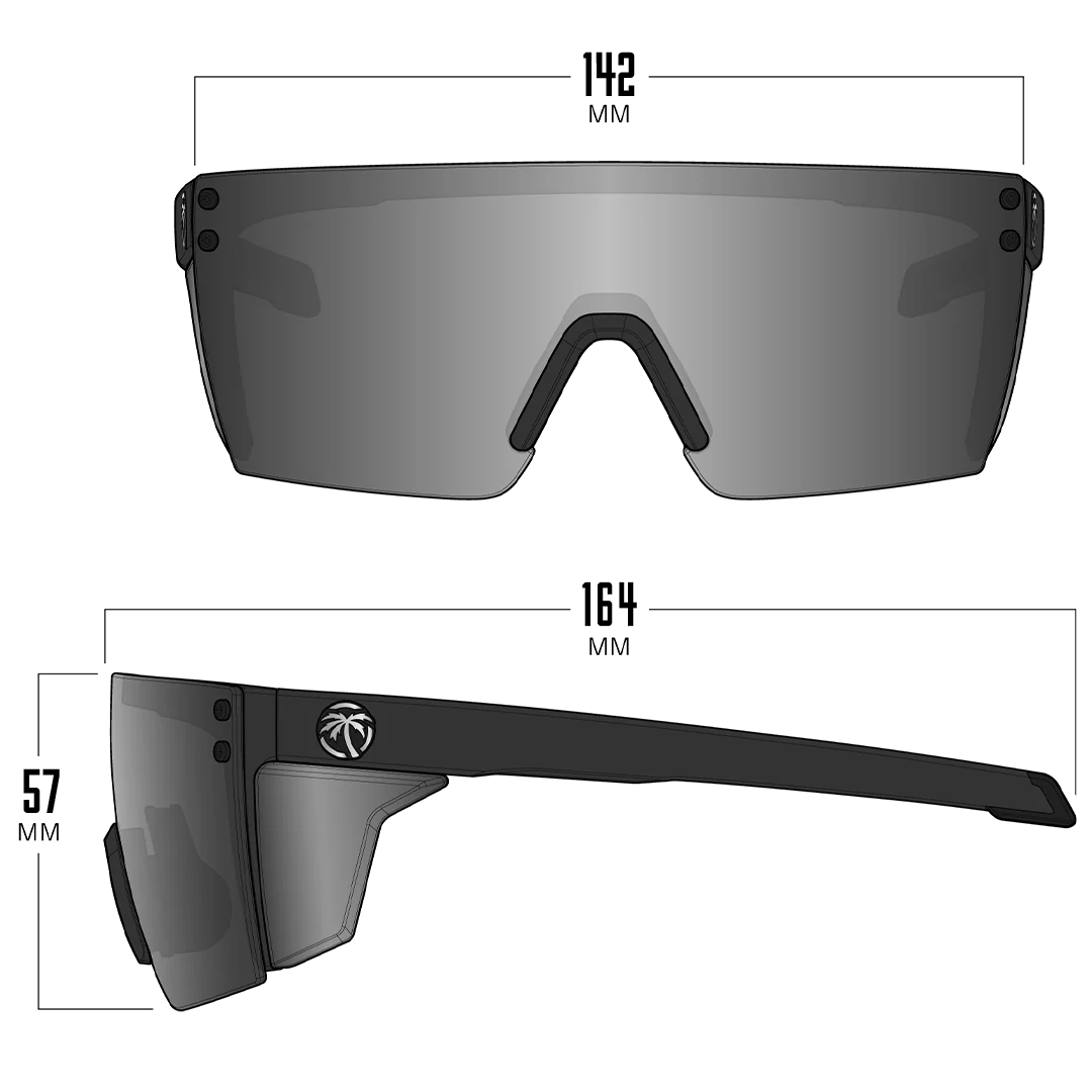 Performance Lazer Face Sunglasses: SUPER Photochromic Lens Z87+ | Black Frame