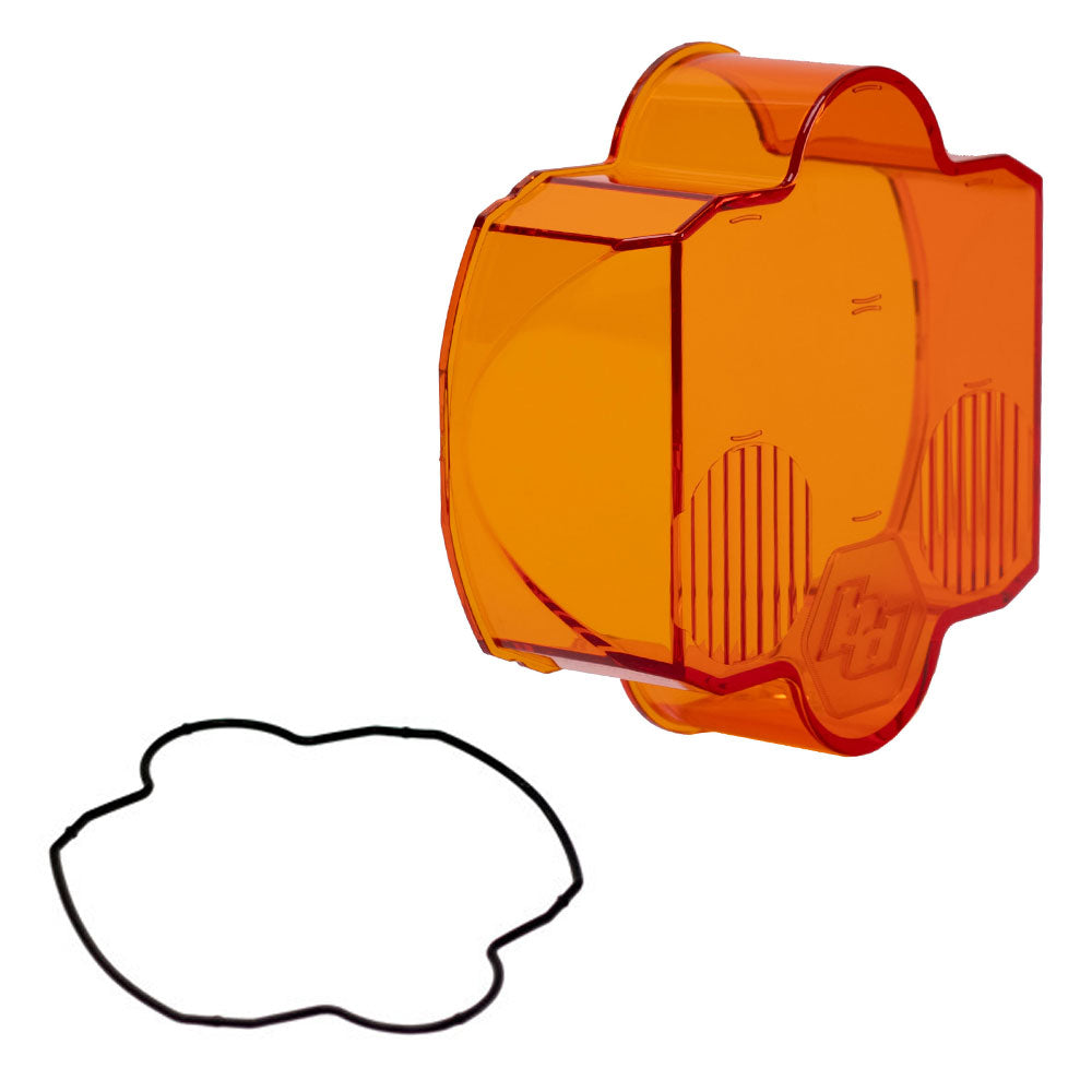 Baja Designs Factory Amber Replacement Lens Kit LP6 Driving Combo Display of Included Parts