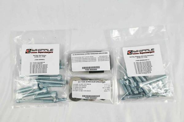 2021-2026 Ford F-150 5.0L - Whipple 10-Rib Belt System Upgrade (Whipple Supercharger Equipped)