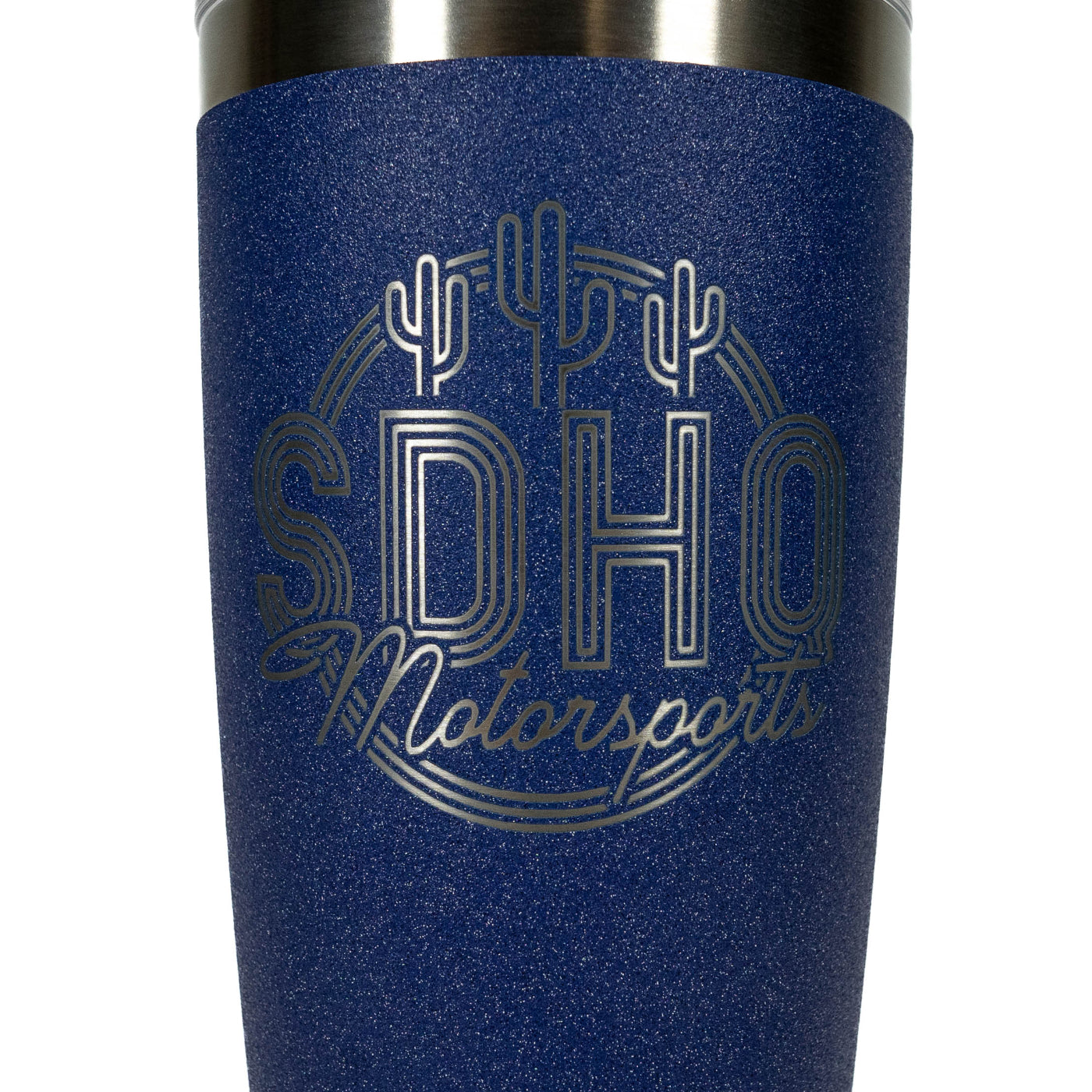 SDHQ Motorsports Neon Sign Logo Yeti Rambler 20oz Tumbler with MagSlider Lid | Moon Dust
