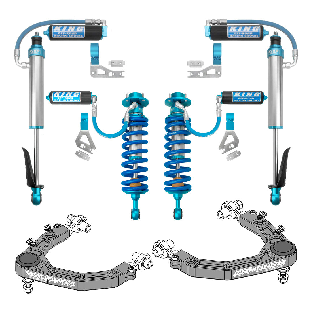 '23-24 Toyota Sequoia King Front 2.5 RR Coilovers and Rear 2.5 RR Rear Shocks and Upper Control Arms parts