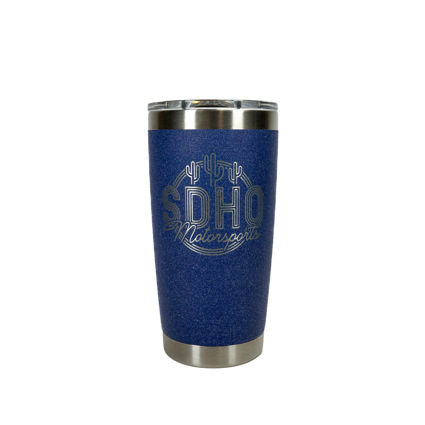 SDHQ Motorsports Neon Sign Logo Yeti Rambler 20oz Tumbler with MagSlider Lid | Moon Dust