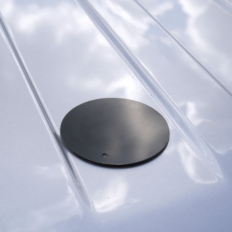 PCI 4 pack Metal Mounting Plate with 3M VHB Adhesive Front View