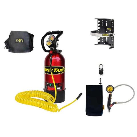 10 lb. Package B Power Tank | Candy Red | XP400 Regulator | Padded Speed Bag V2
