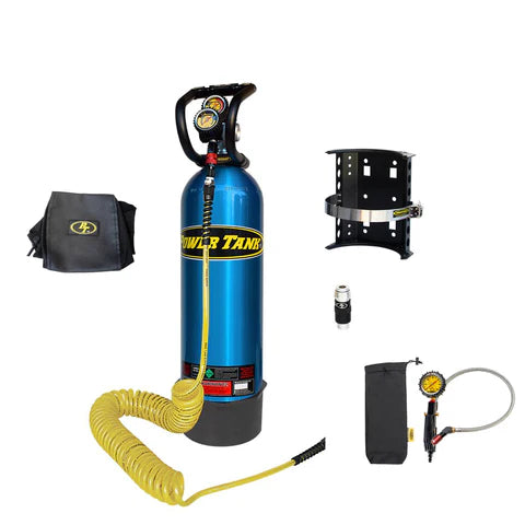 15 lb. Package B Power Tank | Candy Blue | XP400 Regulator | COMP2 Super Bracket