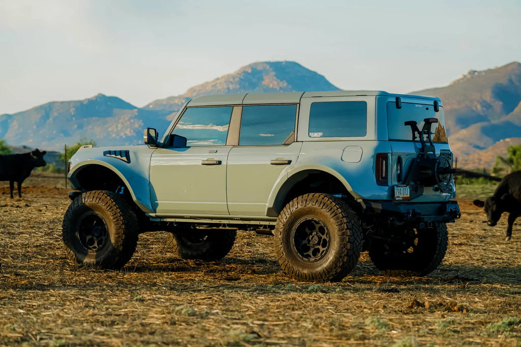 2021-2023 Ford Bronco Raptor Conversion "Bedsides" Display on Vehicle