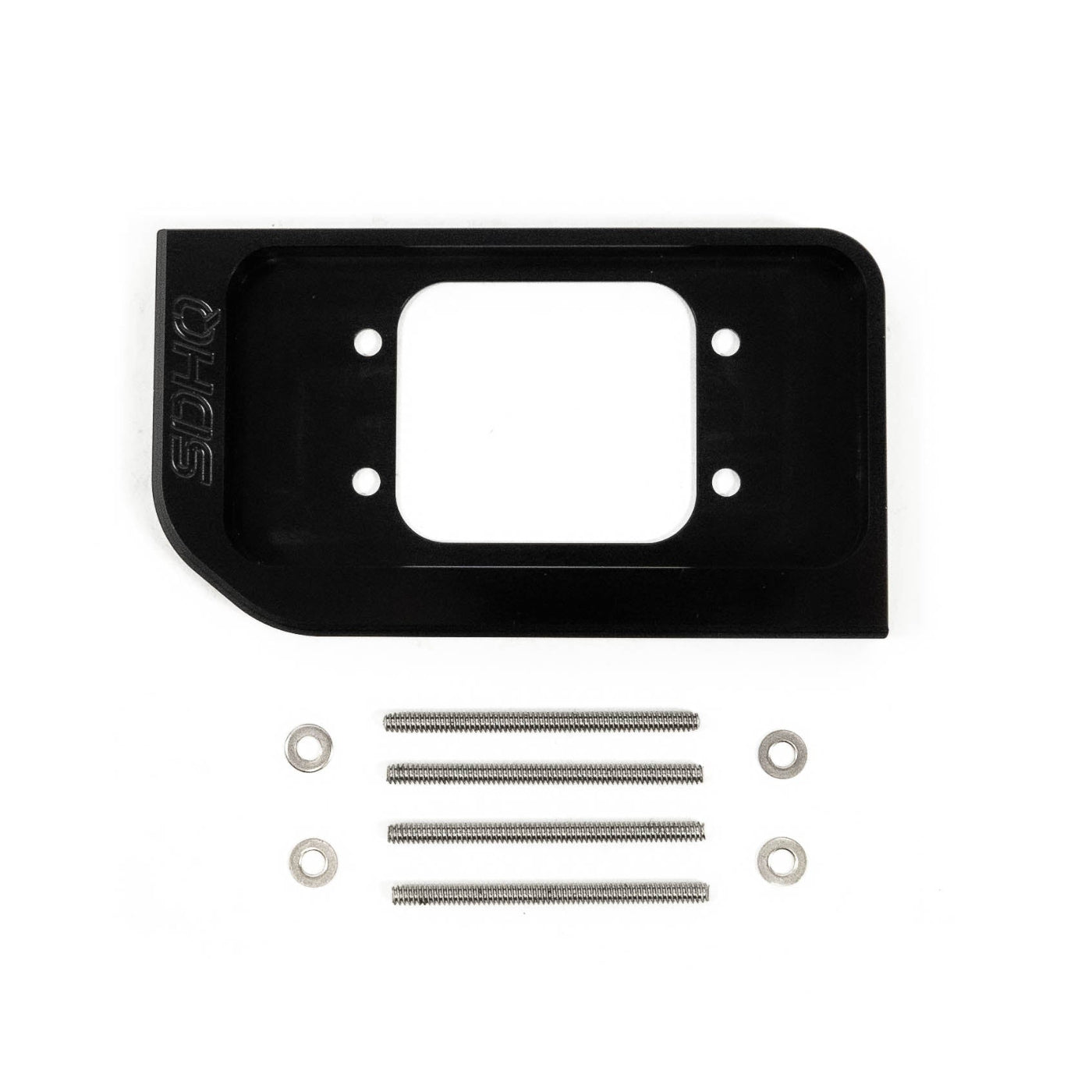 2025 Ram 1500 RHO SDHQ Built Billet Switch-Pros SP-9100 Keypad Mount display of included parts and hardware