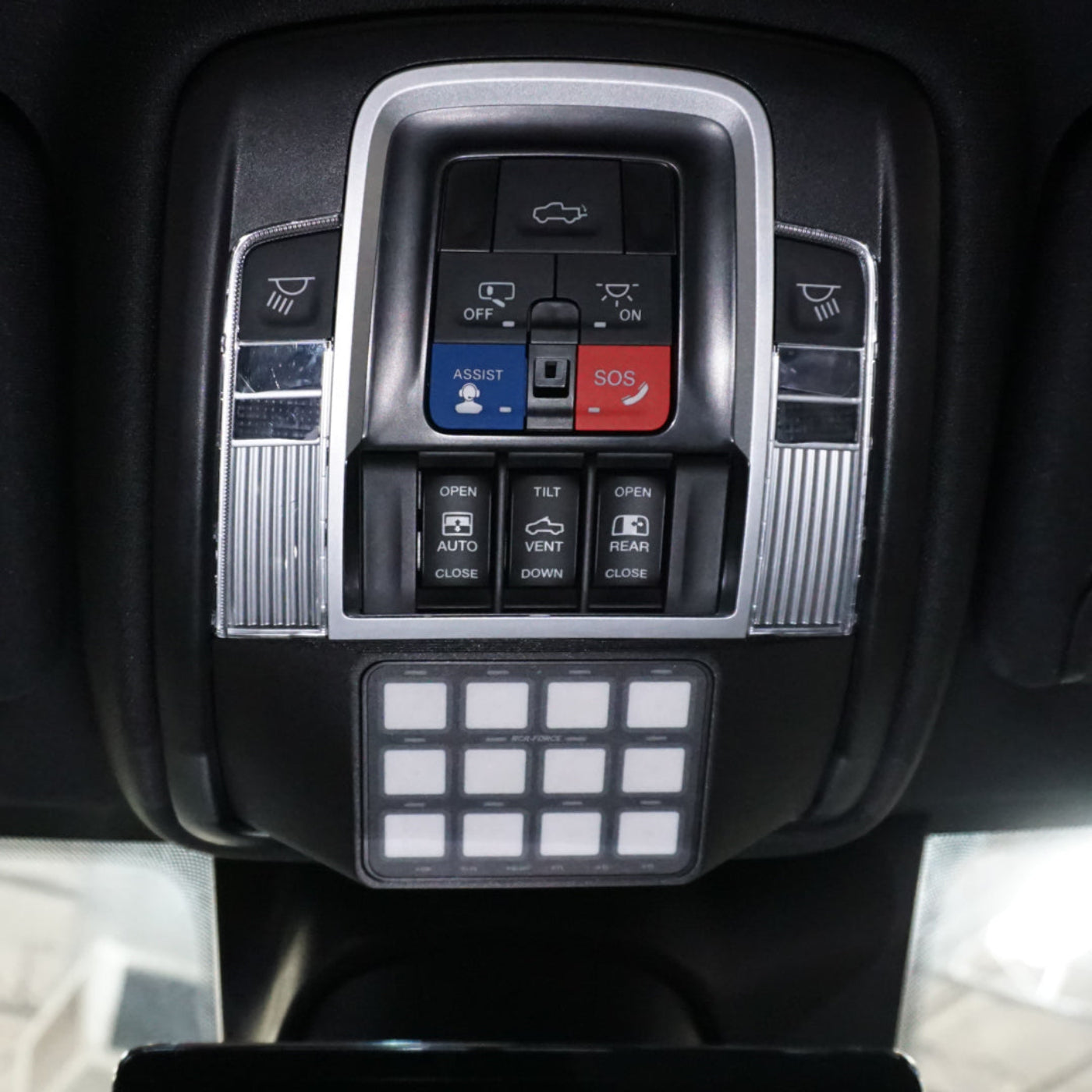 2019-2025 Ram 2500/3500 SDHQ Built 3D Printed Sunglass Keypad Mount Conversion installed