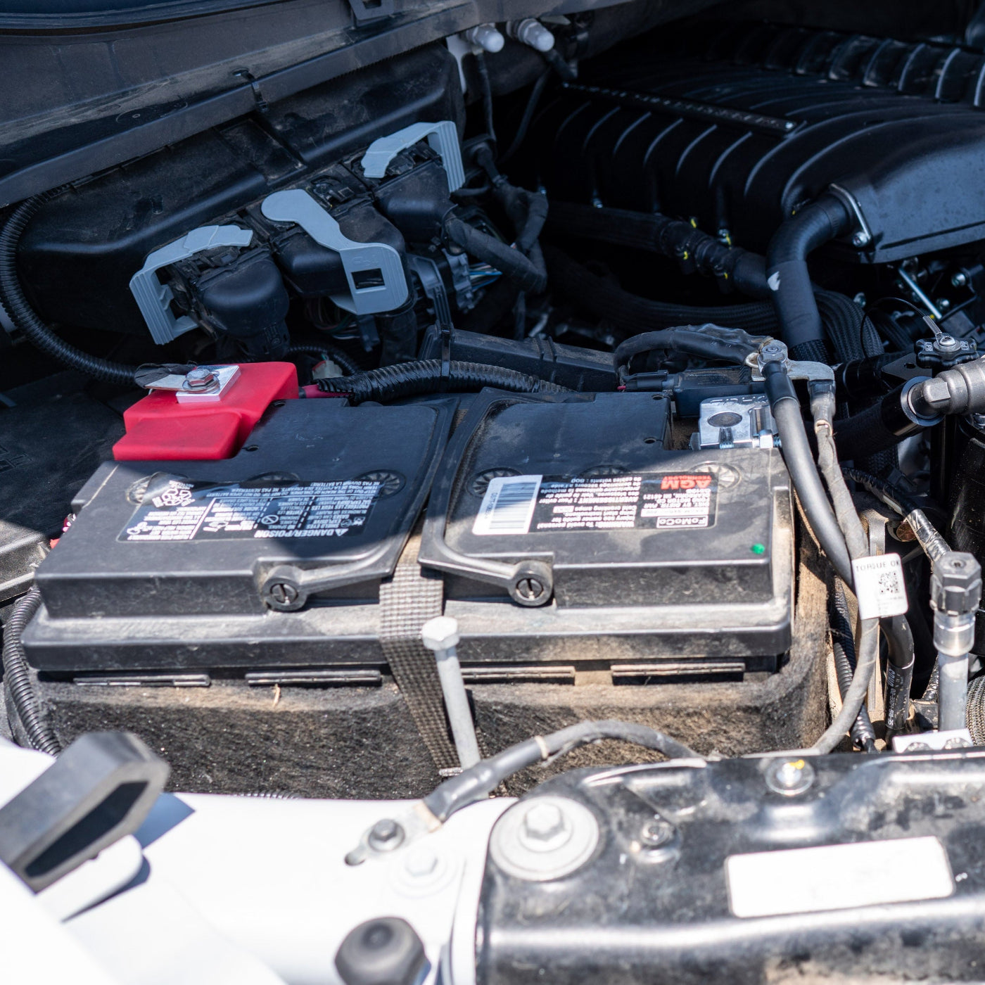 SDHQ BUILT BILLET BATTERY TERMINAL UPGRADE KIT INSTALLED ON RAPTOR R