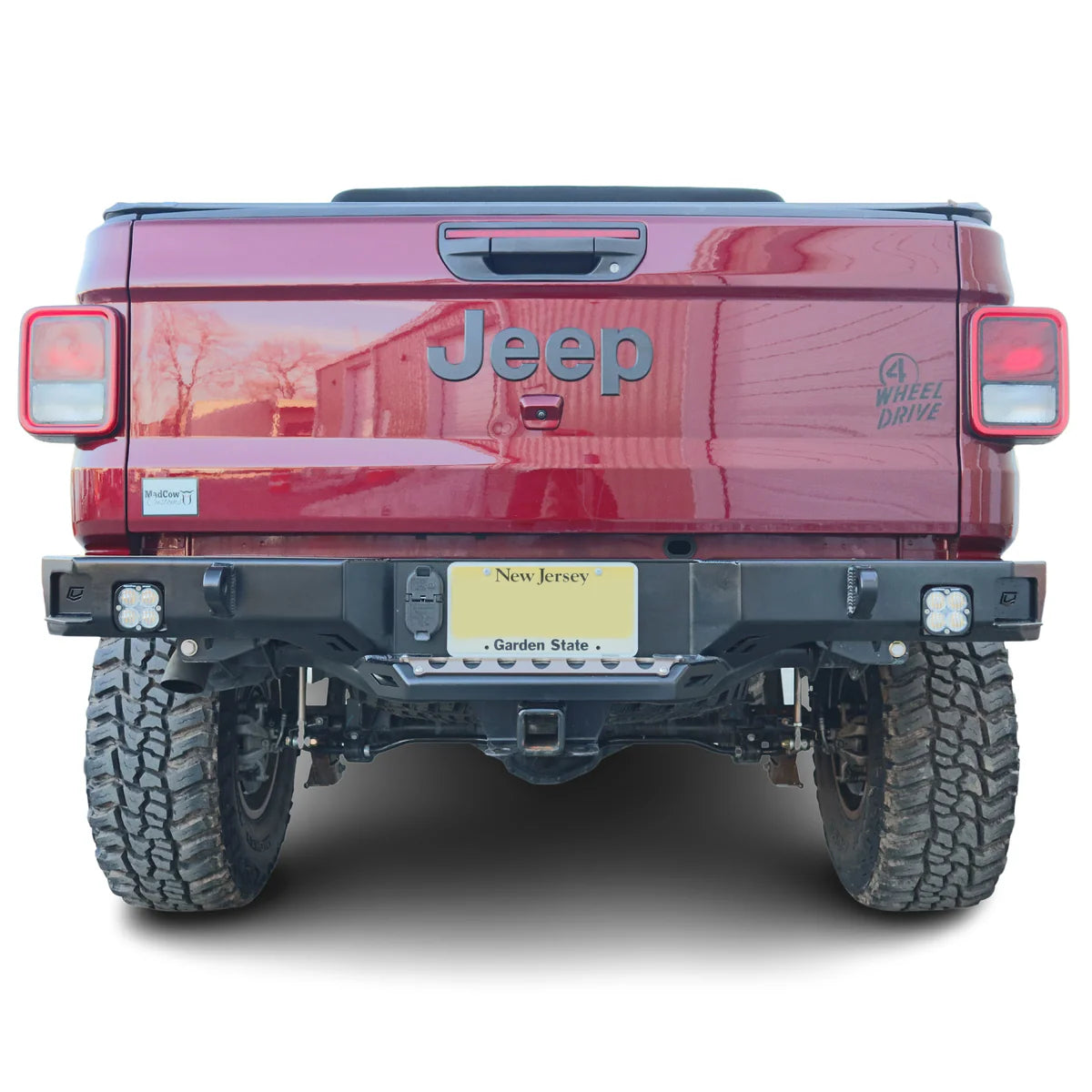 2020-2022 JEEP GLADIATOR OCTANE REAR BUMPER Front View