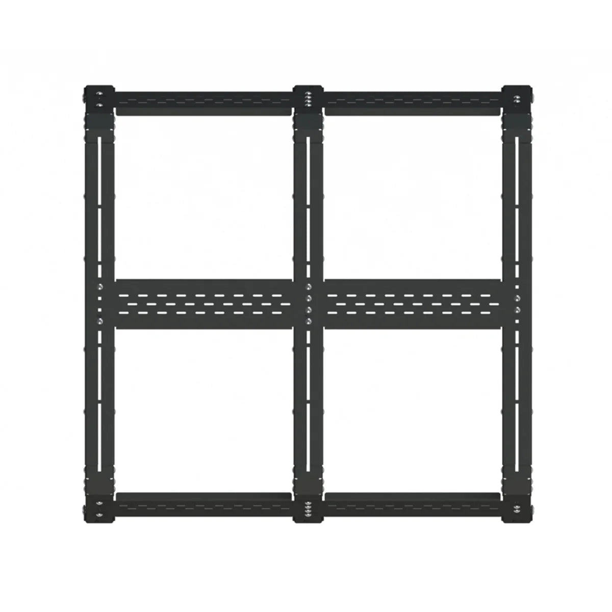 12" UNIVERSAL THORAX OVERLAND BED RACK SYSTEM (ANY TRUCK) Front View