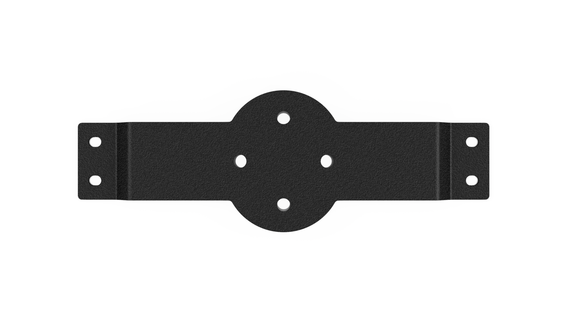 Prinsu Rotopax Mount – Dual Crossbar Mount Front View