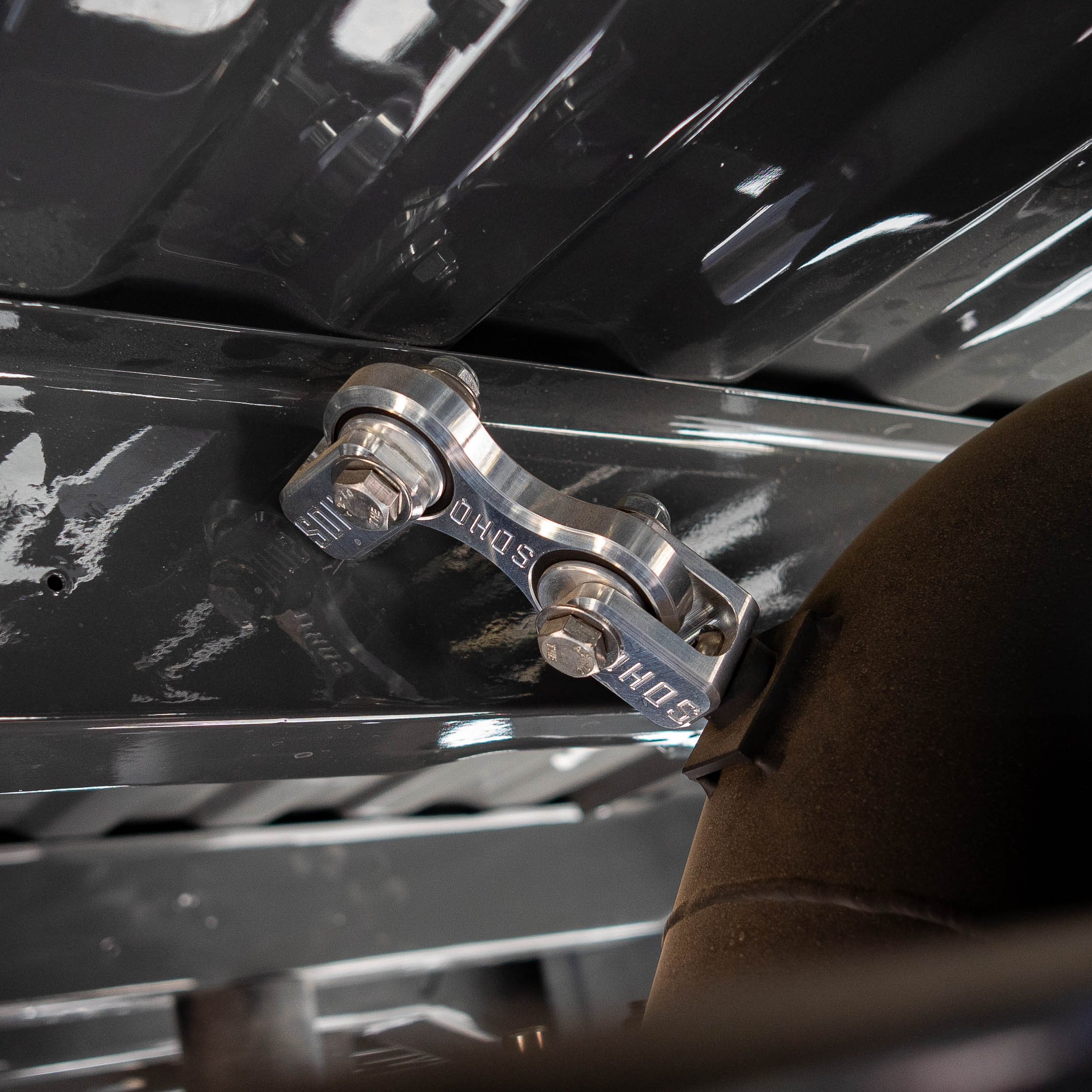 SDHQ Built Billet Exhaust Hanger Clevis Bracket