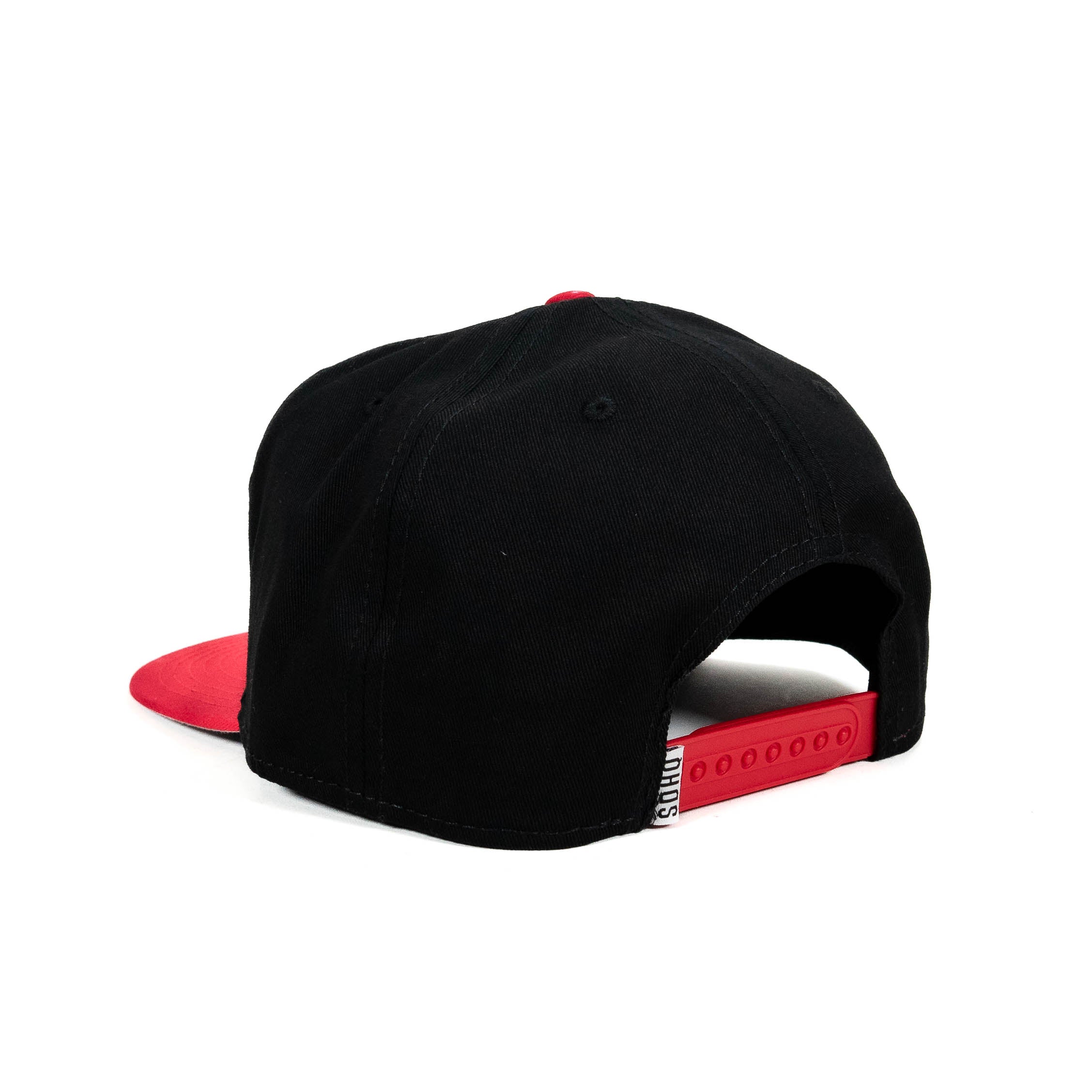 SDHQ Motorsports Black & Red Snapback Hat