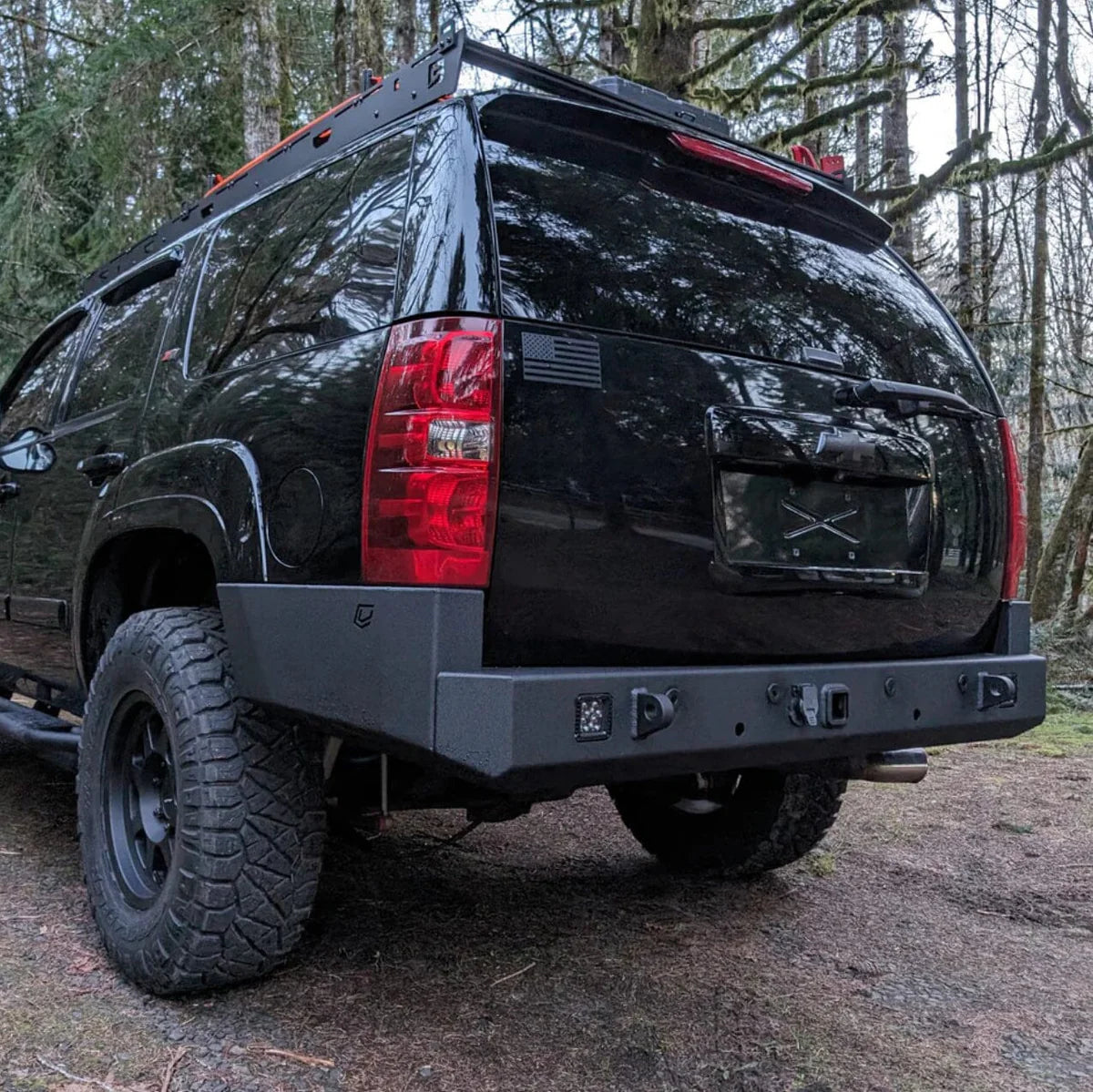 2007-2014 CHEVY/GM SUBURBAN / YUKON XL OCTANE HIGH CLEARANCE REAR BUMPER Front View