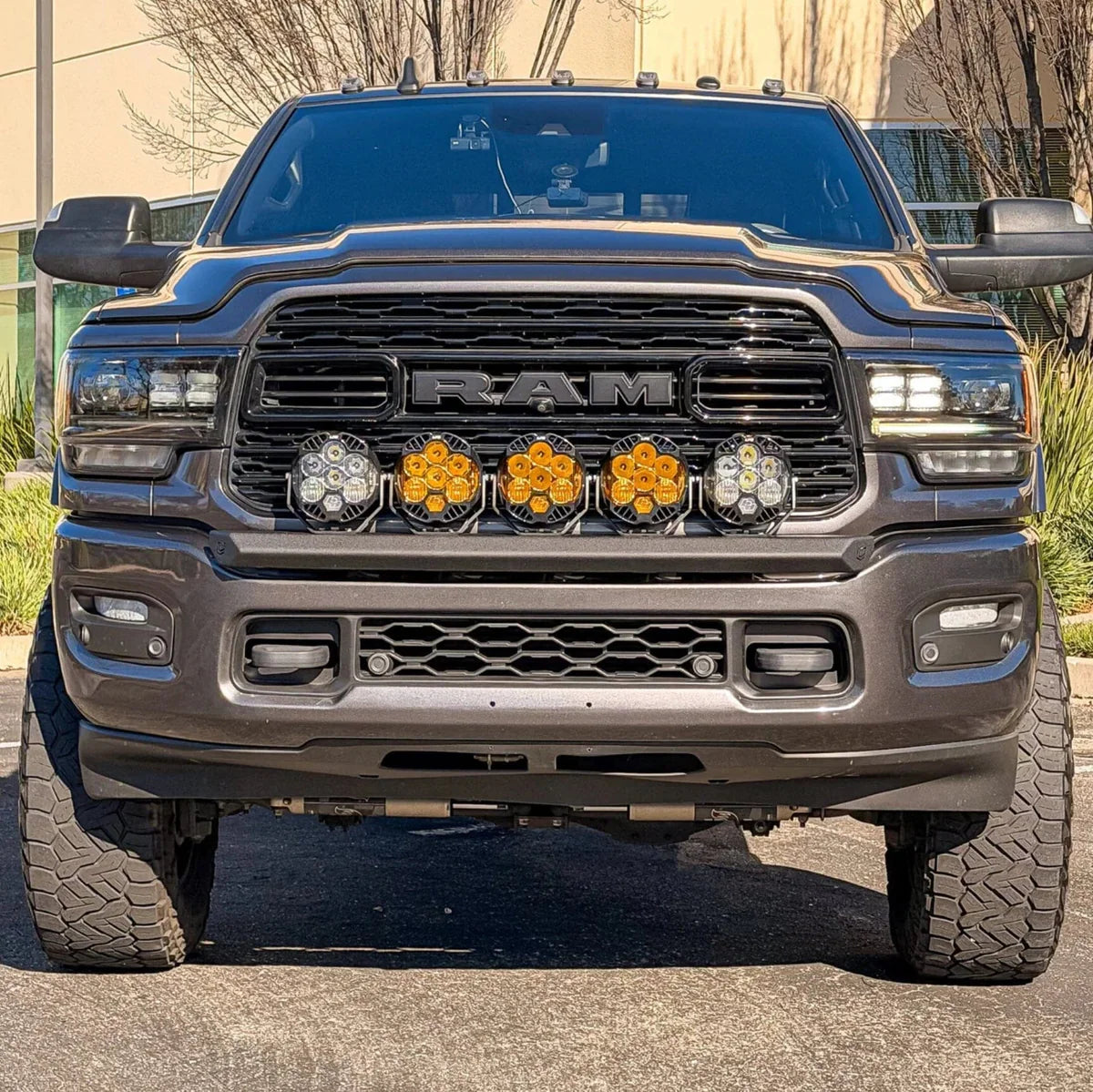 HD Chase Light Mount – Front Curved Pod / Light Bar Mount