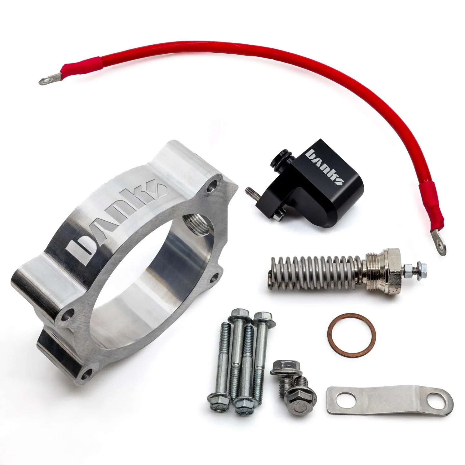 Banks 1500W and 750W Billet Heater Kit 2007.5-2024 Dodge/RAM 2500/3500 6.7L Diesel with Monster-Ram Front View