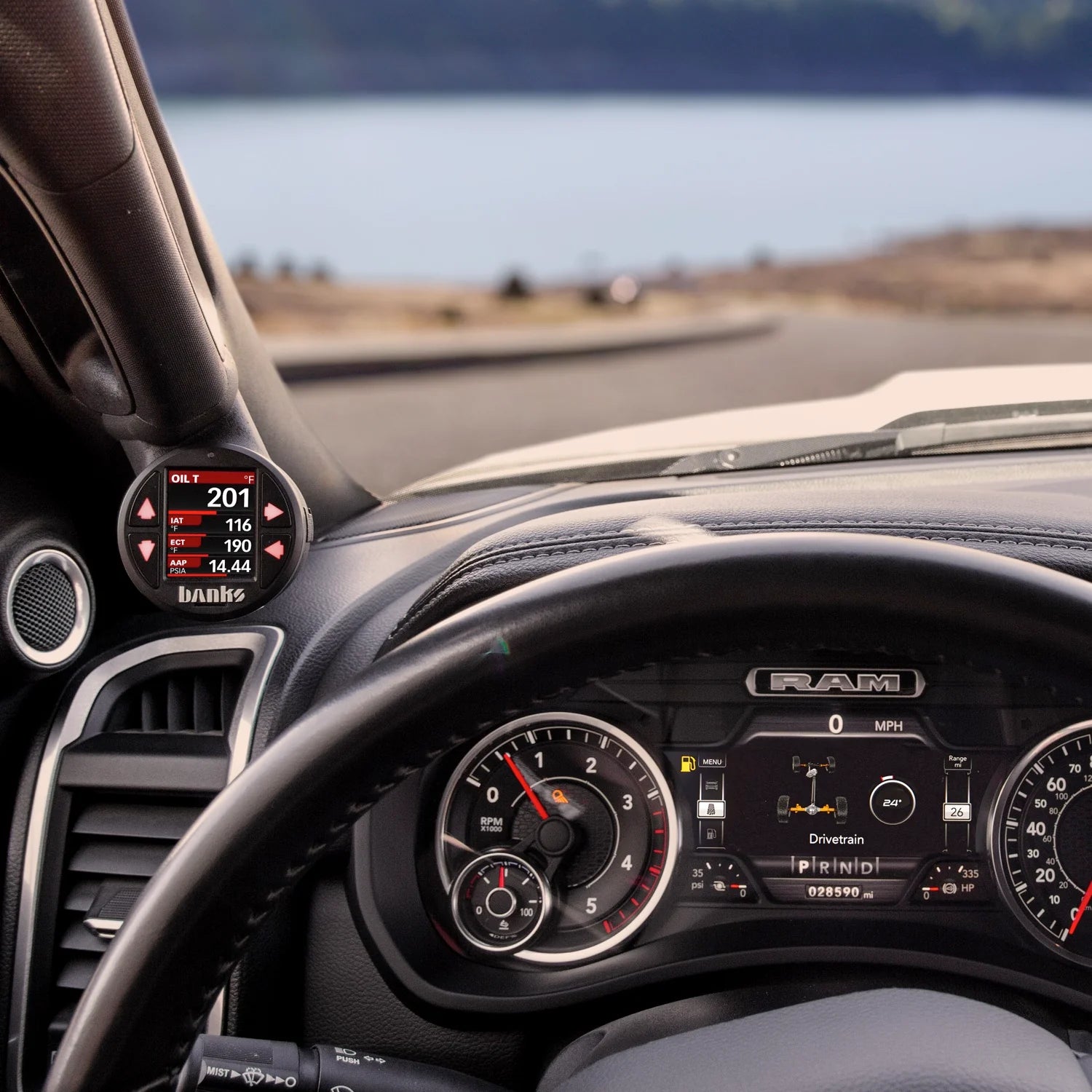 2019-2024 RAM 2500/3500 iDash Stealth Pod Mounts