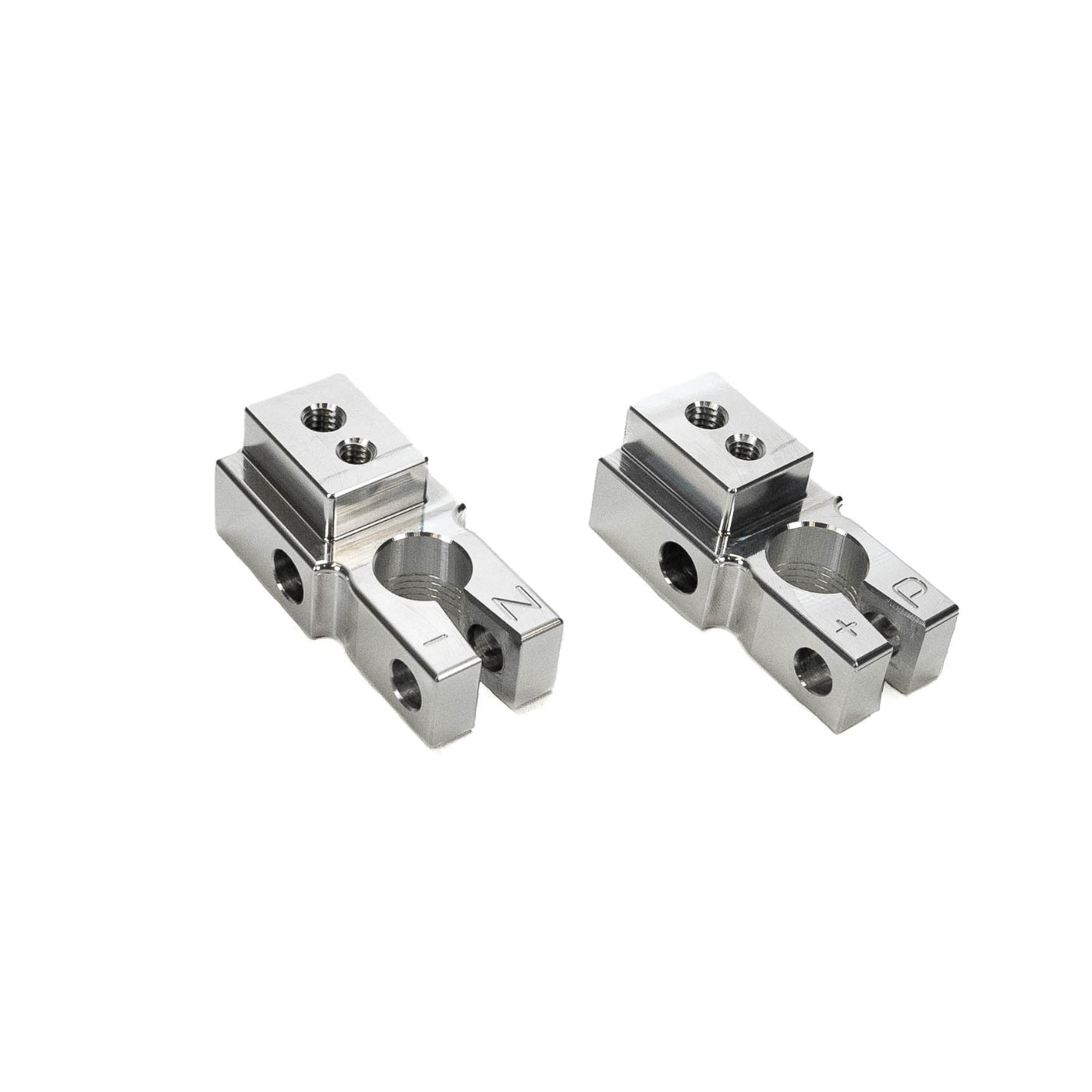 '24+ Toyota Tacoma, Non-Hybrid SDHQ Built Complete Billet Battery Terminal Kit display of included terminals