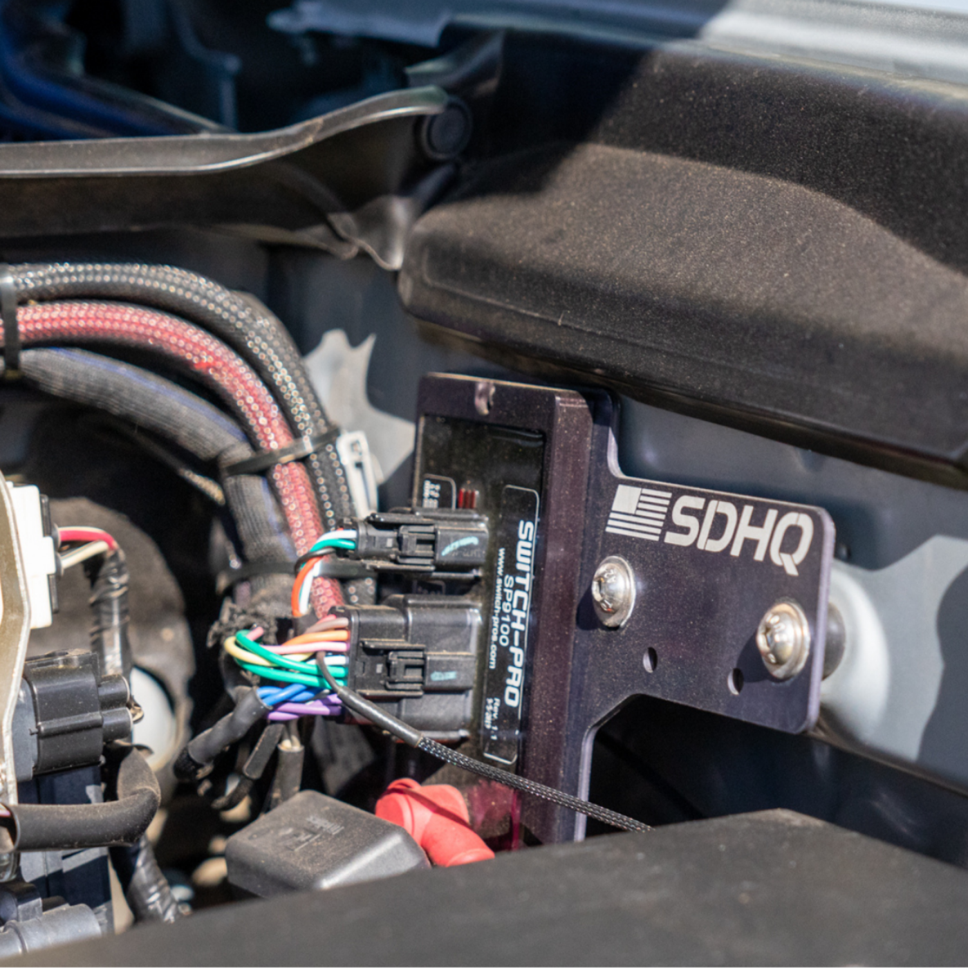 '16-23 Toyota Tacoma SDHQ Built Complete Overhead SP-9100 Mounting Kit power module mount installed