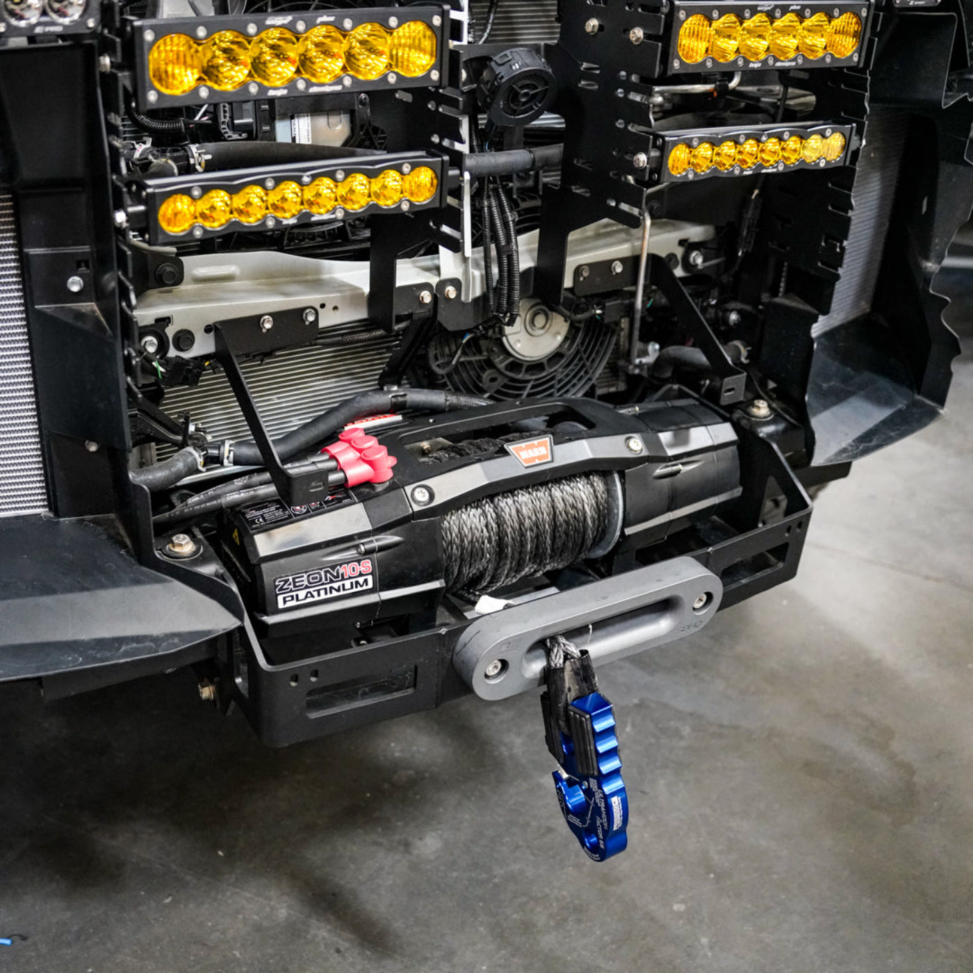 '22-Current Toyota Tundra SDHQ Built Hidden Winch Mount installed