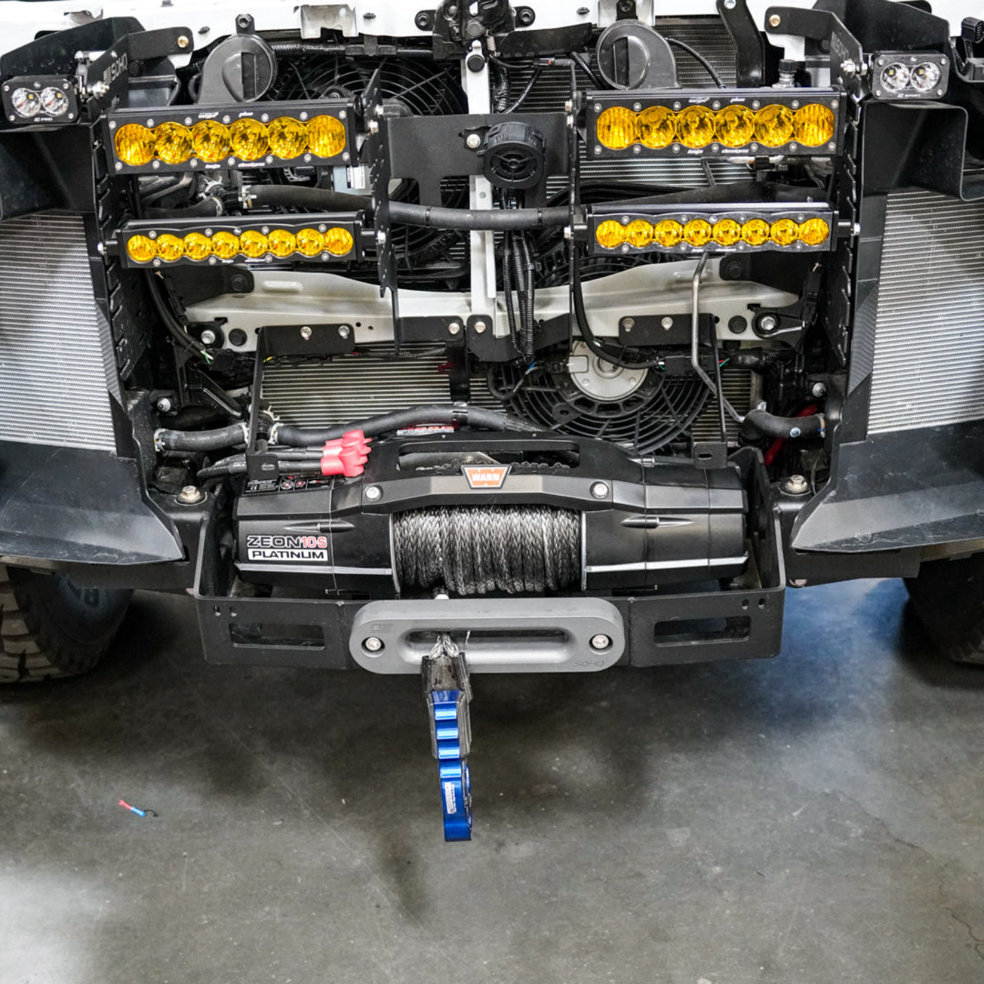 '22-Current Toyota Tundra SDHQ Built Hidden Winch Mount installed