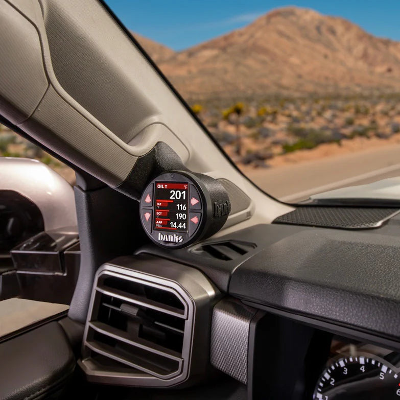 2022-2024 Toyota Tundra iDash Stealth Pod Mounts Front View