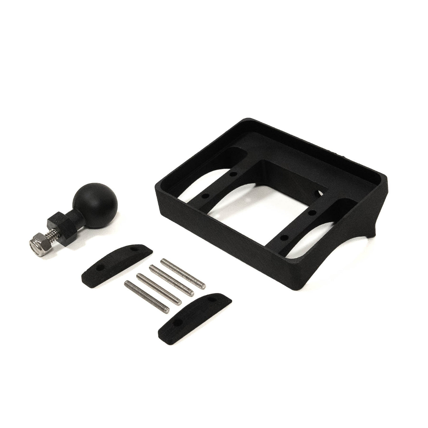 '22-24 Toyota Tundra SDHQ Built Complete Switch-Pros RCR-Force-12 Mounting Kit display of included keypad mount parts and hardware