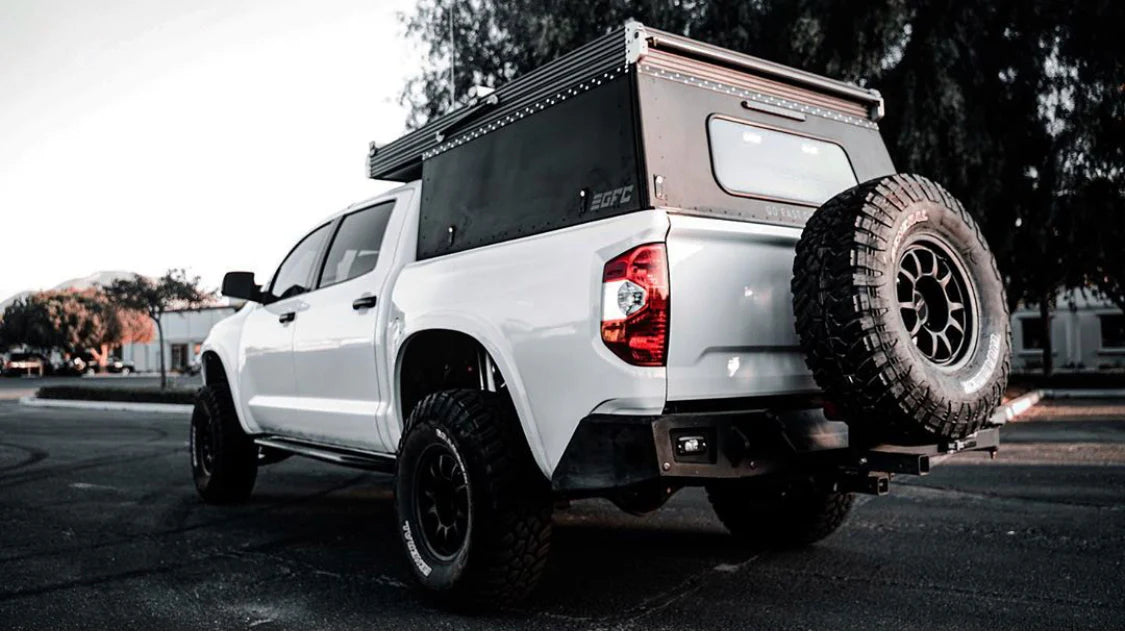 UltraSwing Mega-Fit Spare Tire Hitch Mount | RiGd Supply Front View