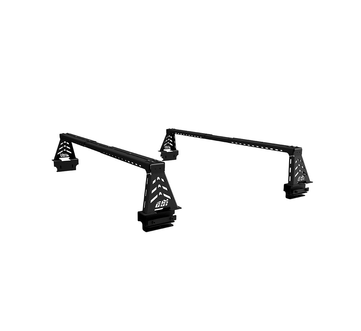 UNIVERSAL BED BARS Display of included Parts