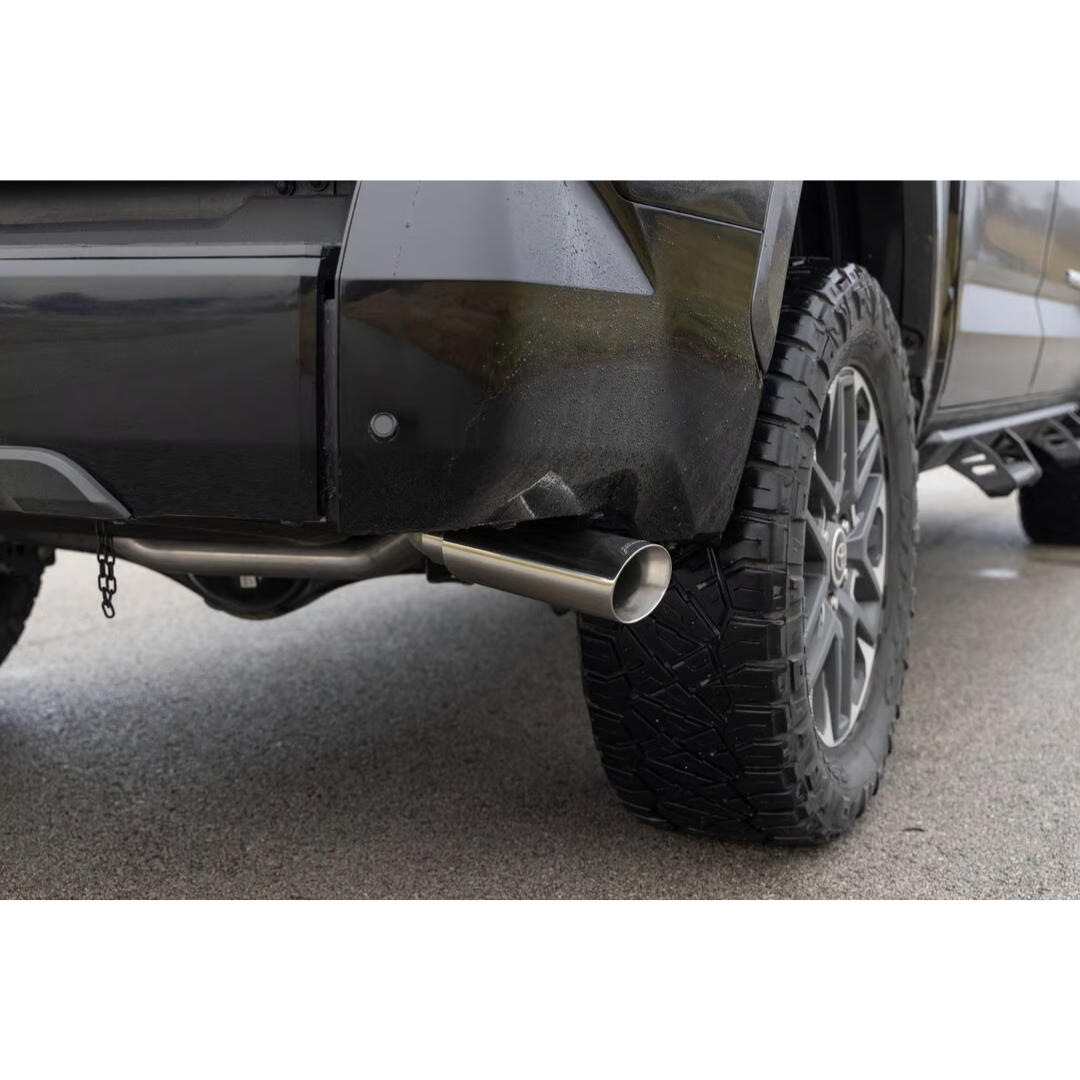 Flowmaster American Thunder Cat-Back Exhaust System Display on Vehicle