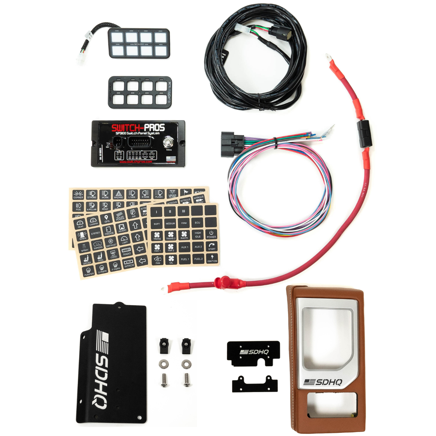 2014-2021 Toyota Tundra SDHQ Built Complete Switch Pros SP-9100 Mounting Kit