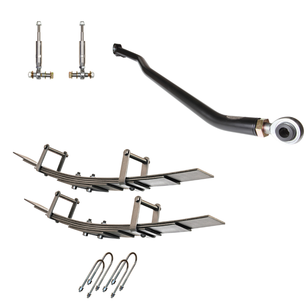 '03-09 Ram 2500/3500 Diesel 3" Lift Starter System Display of Included Parts