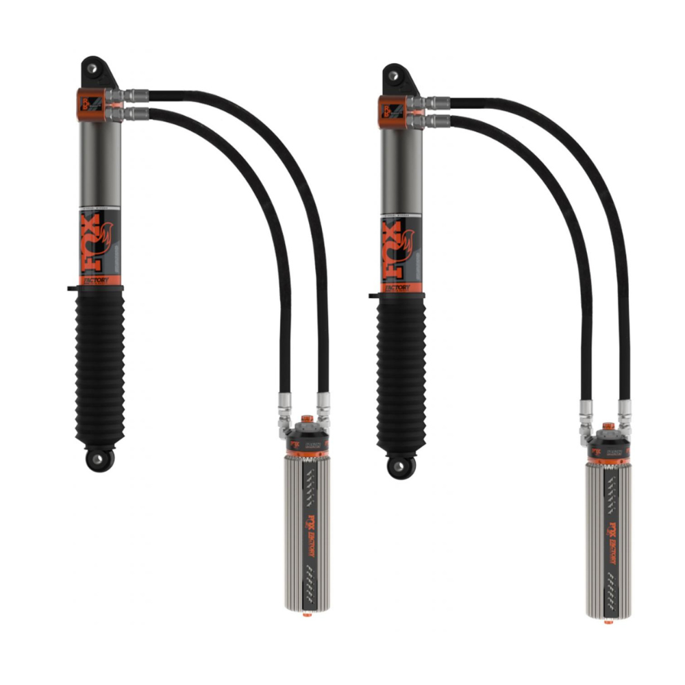 '19-24 GM 1500 FOX Factory Race Series 3.0 Internal Bypass Shock Rear Shocks Display of Included Parts