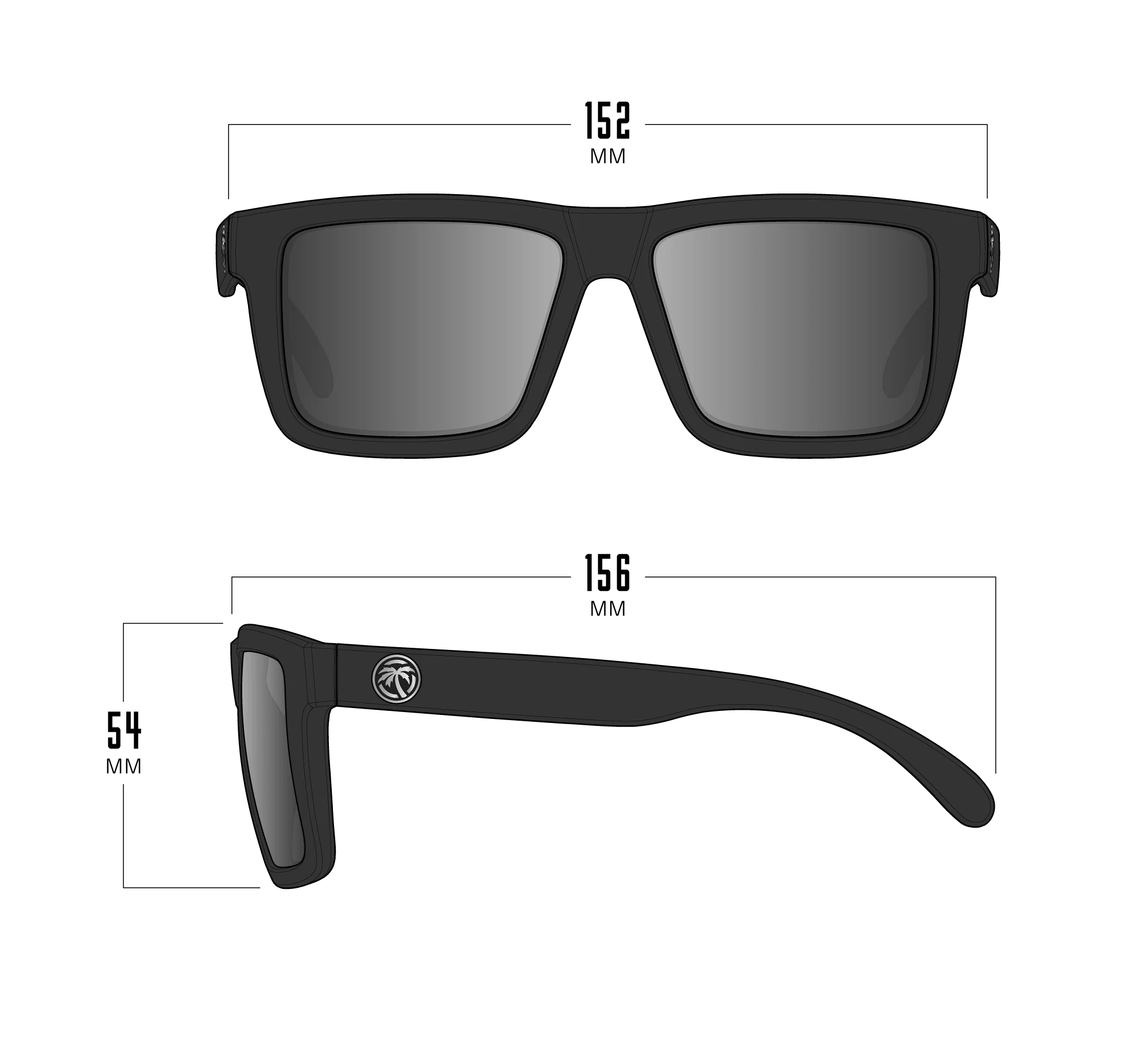 XL VISE Z87 Sunglasses Black Frame: SUPER Photochromic Lens