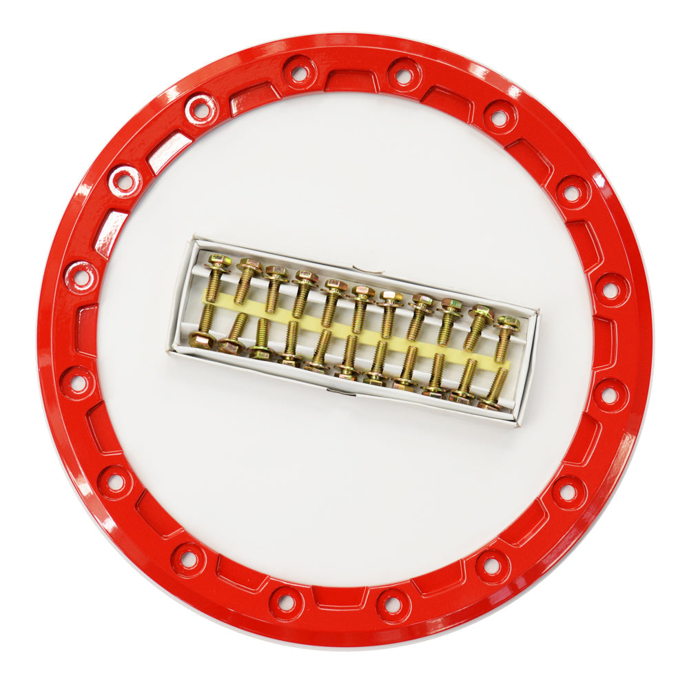 Raceline 14" UTV Red 16 Hole - A93 Podium Beadlock Rings