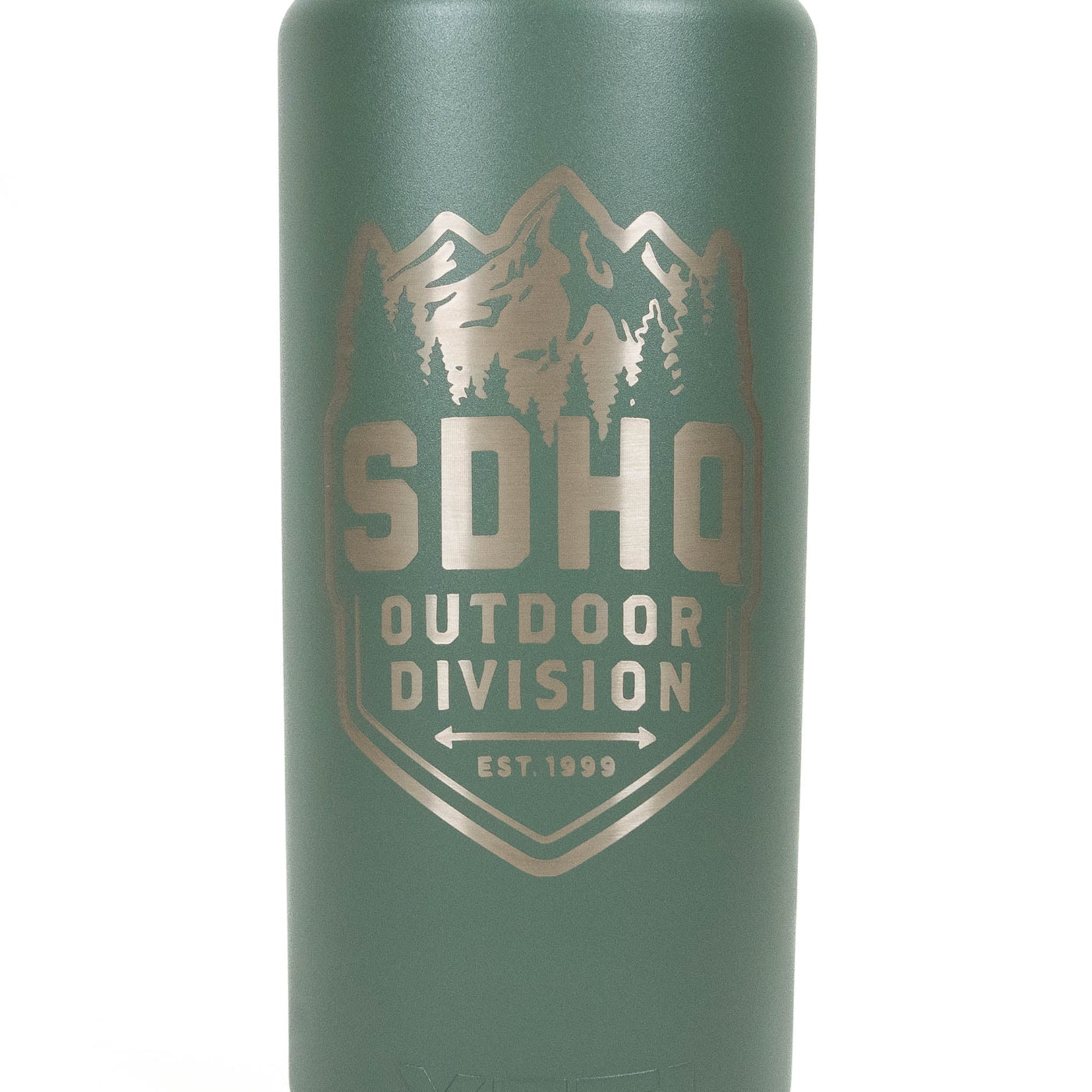 SDHQ Outdoor Division Yeti Rambler 46oz Water Bottle with Chug Cap | Camp Green