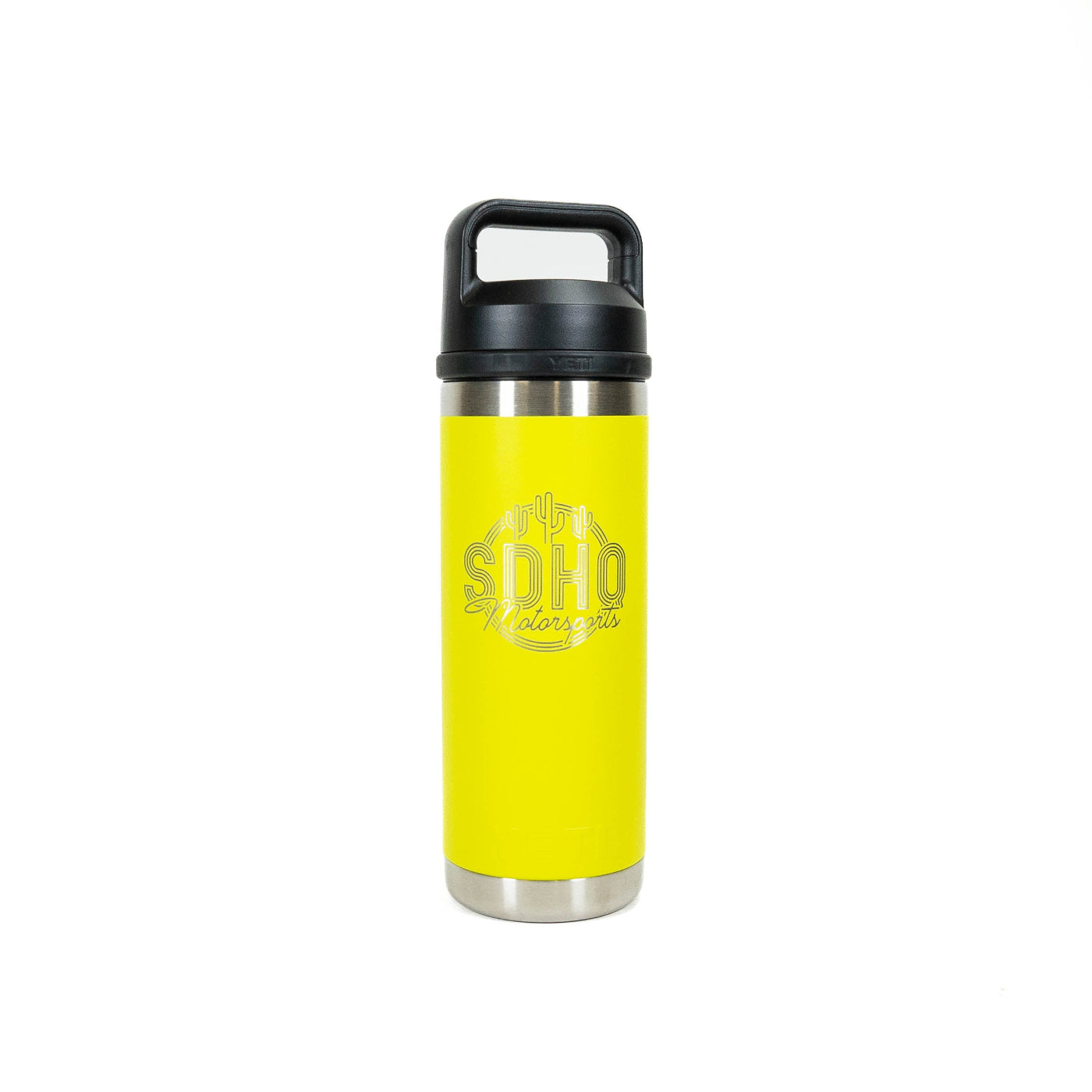 弁当箱・水筒 YETI Rambler 18 oz Bottle firefly Yellow SDHQ Neon Sign Logo Yeti Rambler 18oz Water Bottle with Chug Cap | Fir