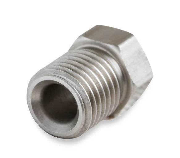Earl's Hardline Tube Nut 5 pieces Front View Silver