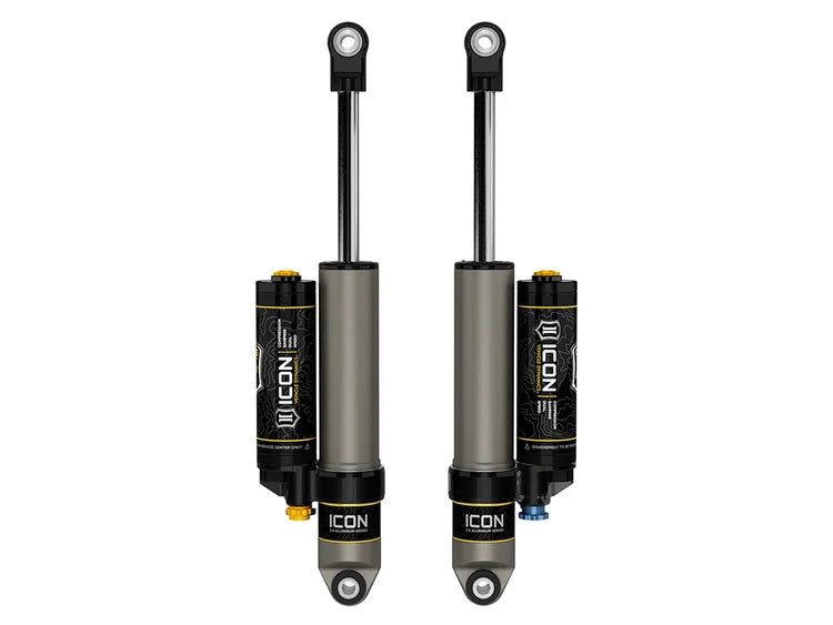 ICON 2019-2026 Chevrolet Silverado 1500/GMC Sierra 1500, 0-2" Lift, Rear, V.S. 2.5 Aluminum Series Shock Absorbers, Piggyback Reservoir w/ CDXS, Pair